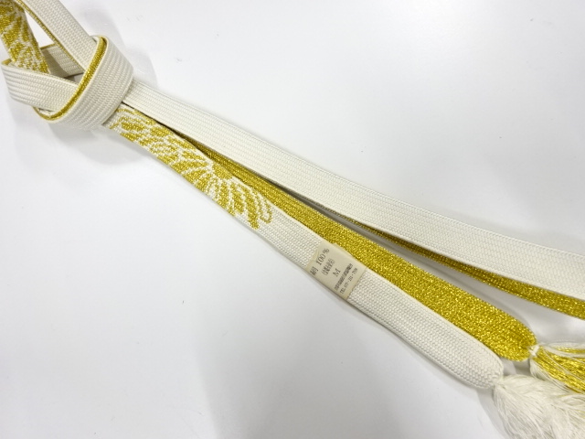 未使用品　正絹　手組帯締め